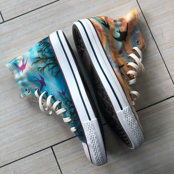 Chuck Taylor swallow custom - Picture 1 of 6